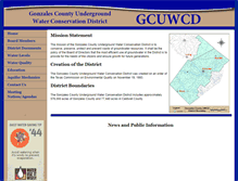 Tablet Screenshot of gcuwcd.org